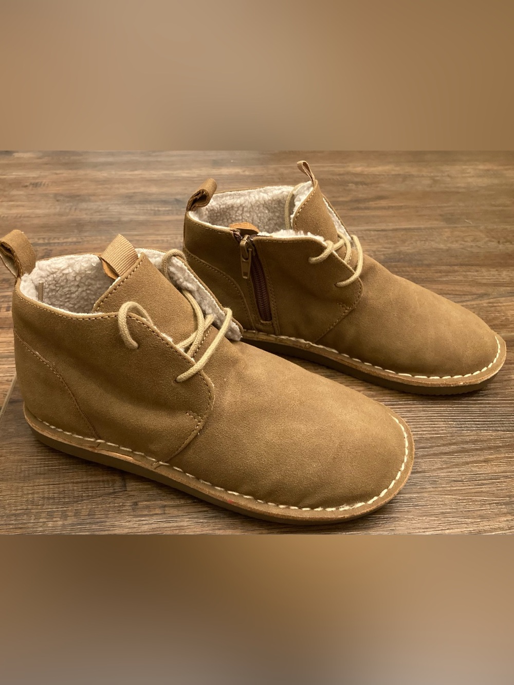 NWOB Nordstrom Youth Chukka Tan Shoes/Ankle Boots